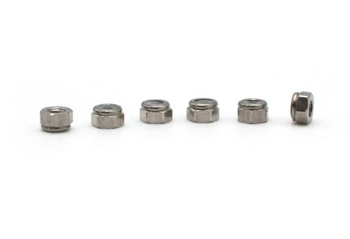 Blistered Tuning Replacement Fingerboard Locknuts - 6 Pack