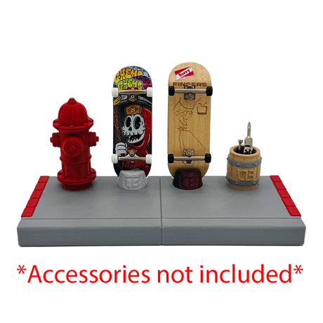 DecentBit Fingerboard Ramp - Sidewalk Stand