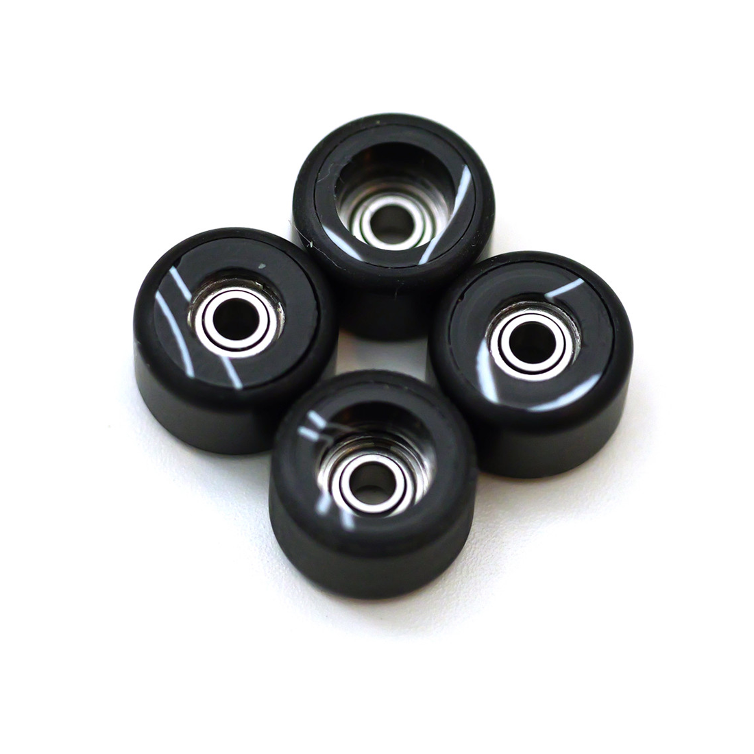 FlatFace Fingerboard Dual Durometer Bearing Wheels - Confectioner Swirl