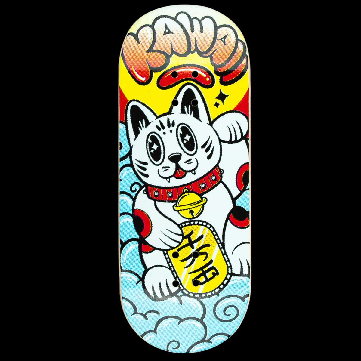 Chems Fingerboard Deck - Kawaii Ocho Pro Model