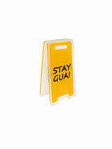 GGC Fingerboard Ramp - Yellow Sign