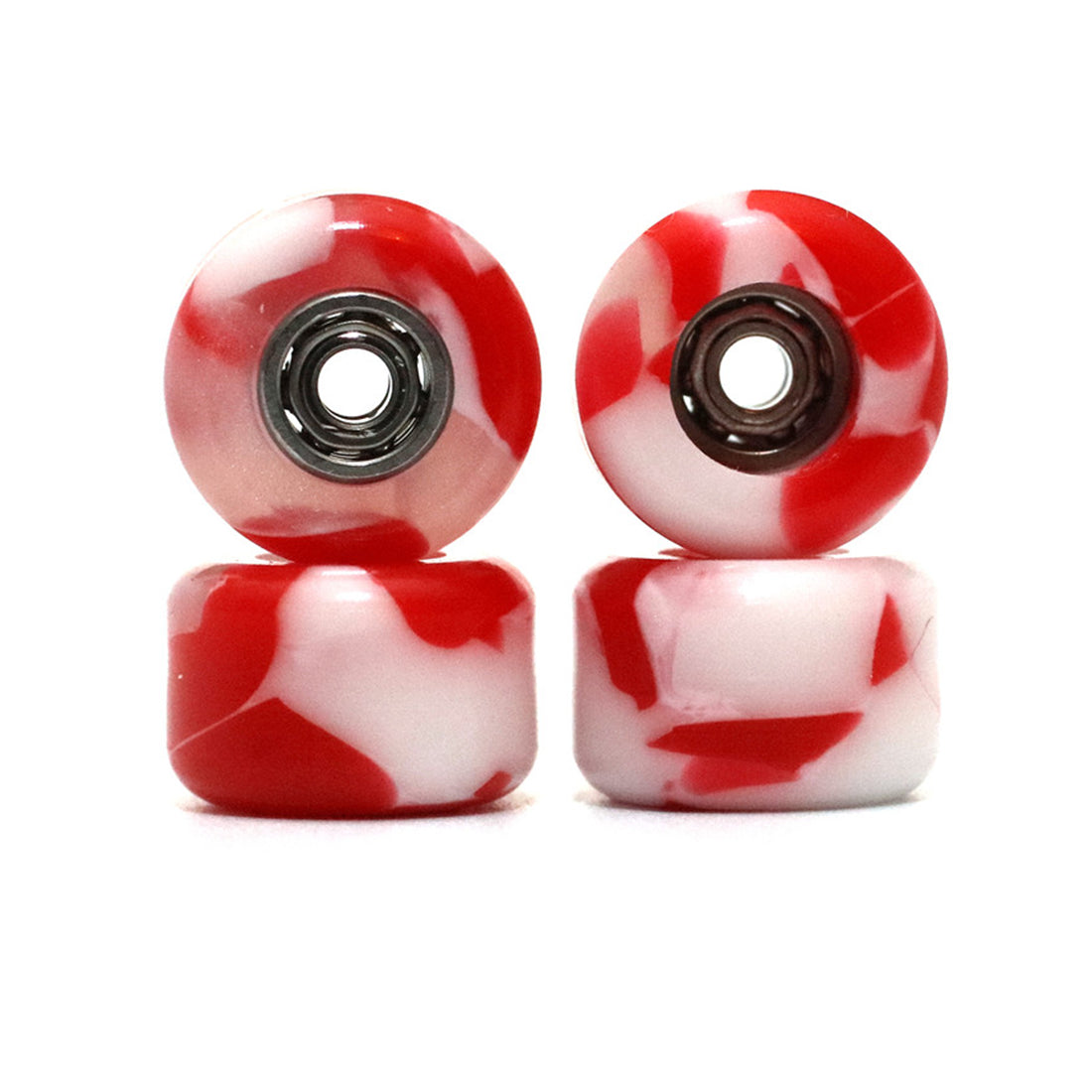 FlatFace Fingerboard G9 Dual Bearing Wheels - Swirl - Peppermint Swirl