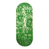 FlatFace G15 Fingerboard Deck - Zeph Green White GLOW