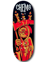 Chems Fingerboard Deck - Aellixe Two Tone Candle Grim