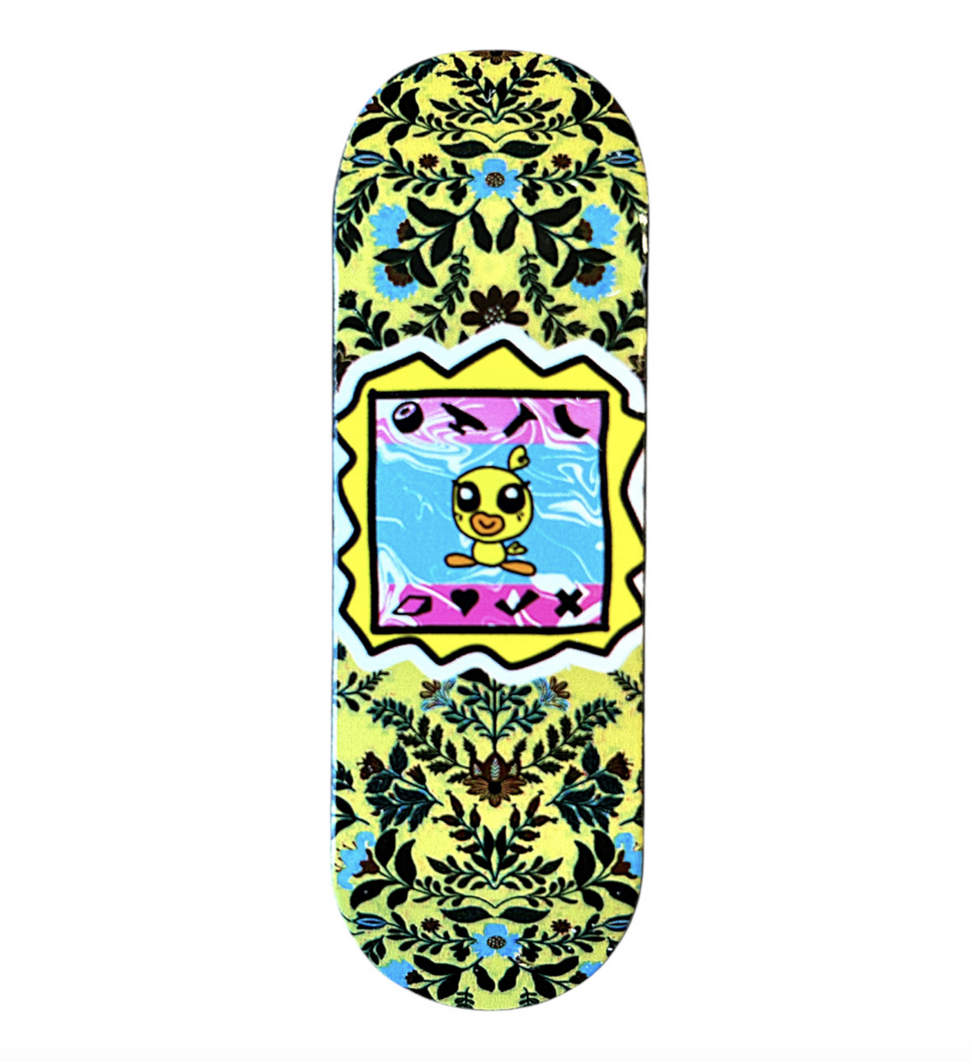 FlatFace x Duck Decks D-16 Polycabonate Fingerboard Deck - Deja Duck