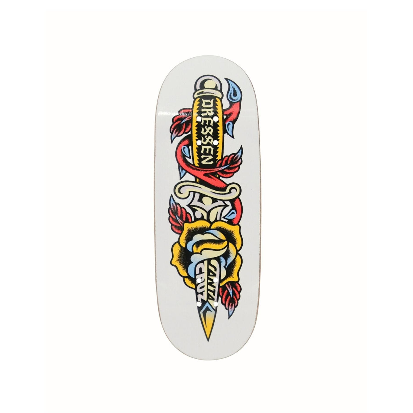 Joycult x Santa Cruz Fingerboard Deck - Dressen Rose Dagger
