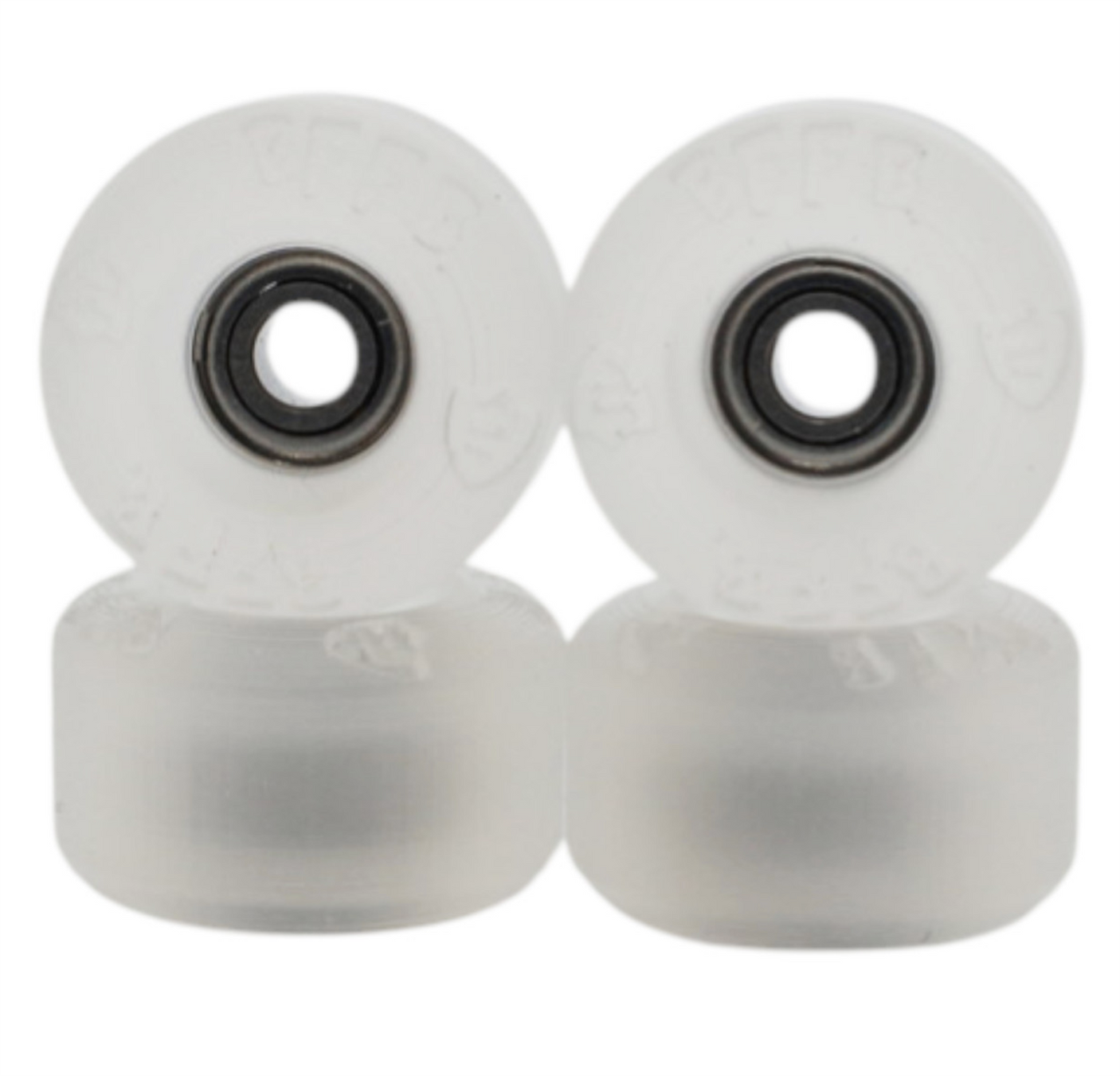 Blistered FF V3 72D Ultra Fingerboard Wheels - Clear SunShift into Purple