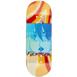 DK Real Wear Fingerboard Deck - F@cking DK Red/Yellow