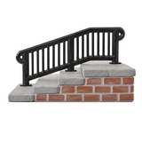 Silent Obstacles Fingerboard Ramp - Silent Stairset Rail