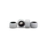 FlatFace Fingerboard Dual Durometer V2 Bearing Wheels - Black and White
