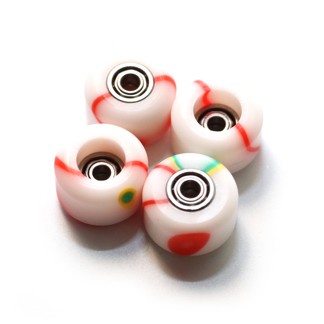 FlatFace Fingerboard G9 Dual Bearing Wheels - Candy Swirls