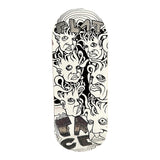 FlatFace G16 LE Fingerboard Deck - Zeph White SE Silver Metallic