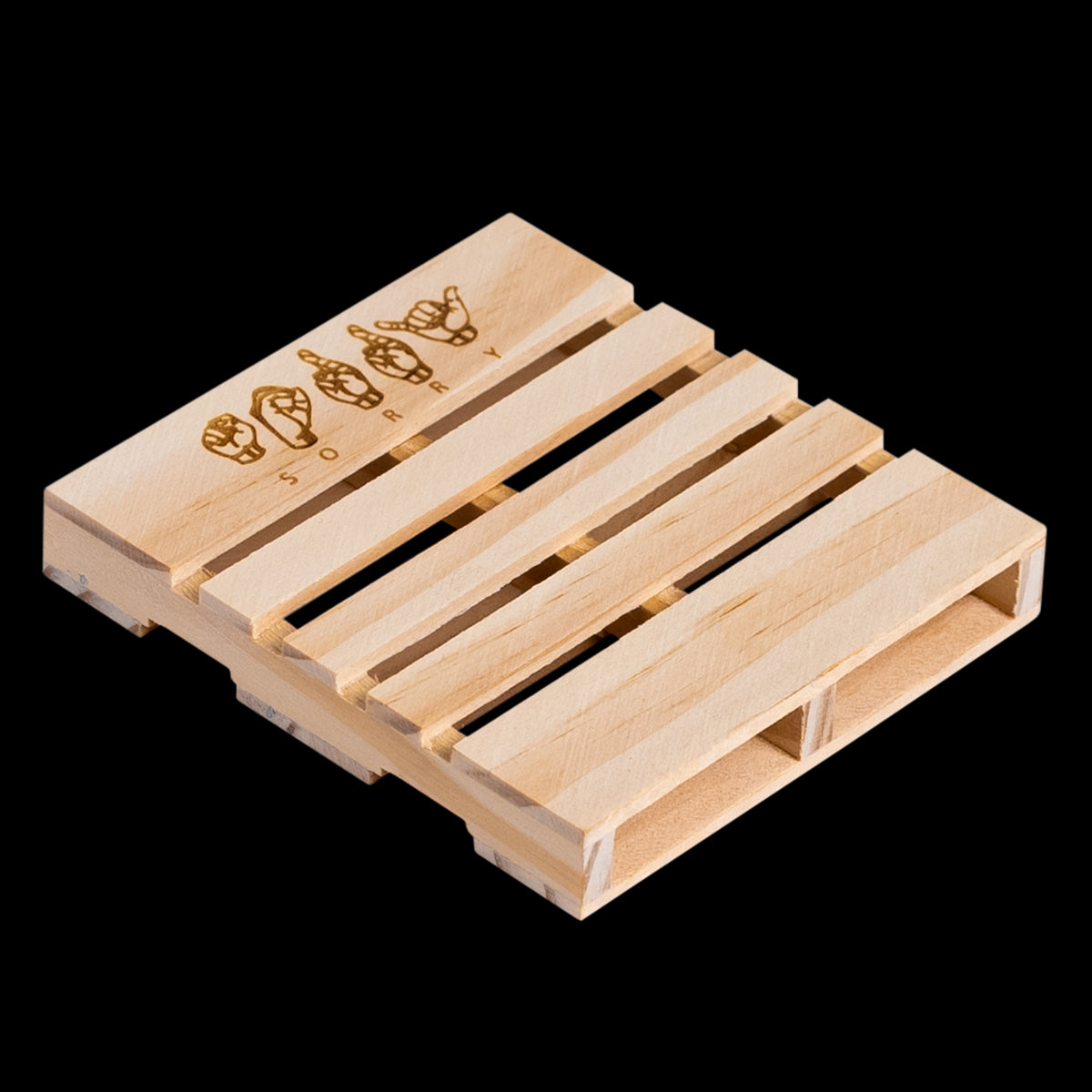 Sorry Fingerboard Ramp - Pallet w/ASL Logo