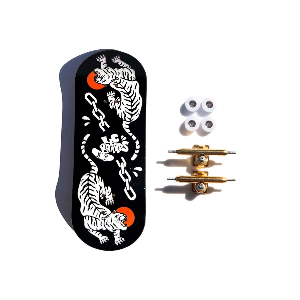 LC Boards Fingerboard Complete - Tiger