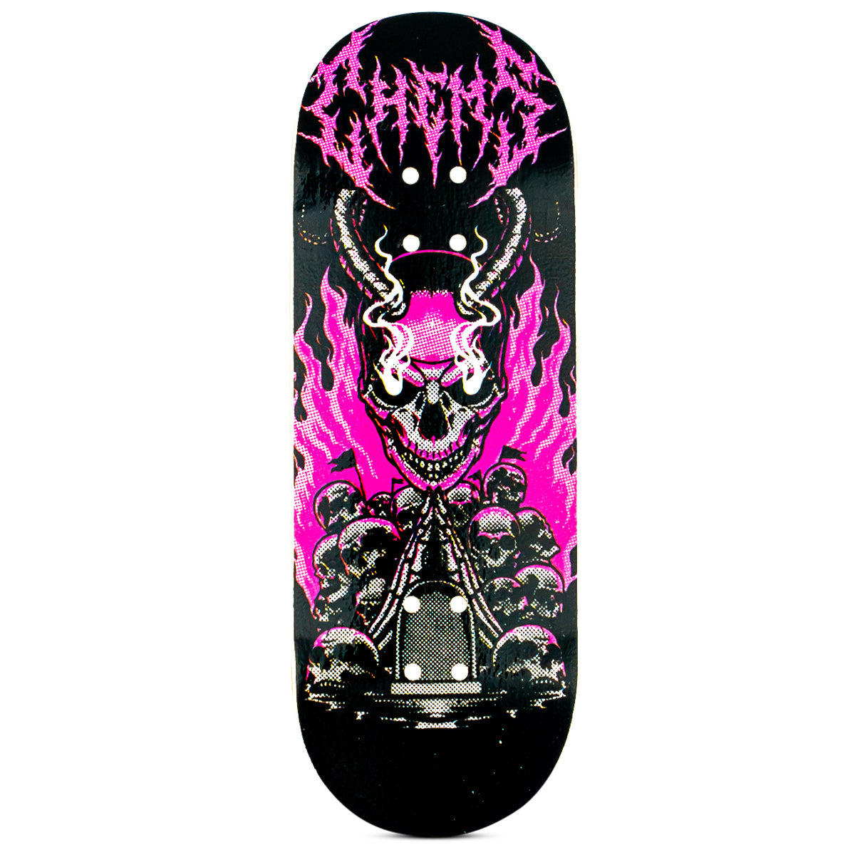 Chems Fingerboard Deck - Pink Grave Watcher