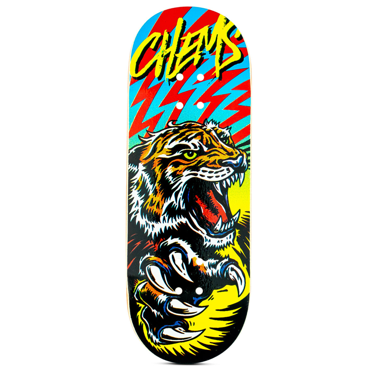 Chems Fingerboard Deck - Wild Tiger