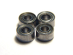 Yellowood Fingerboard Single Bearings - 4 Pack