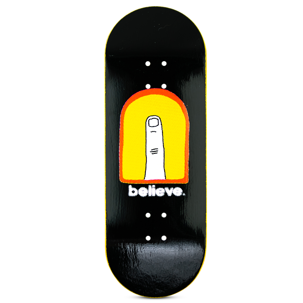 Five Luck Fingerboard Deck - Montie Black