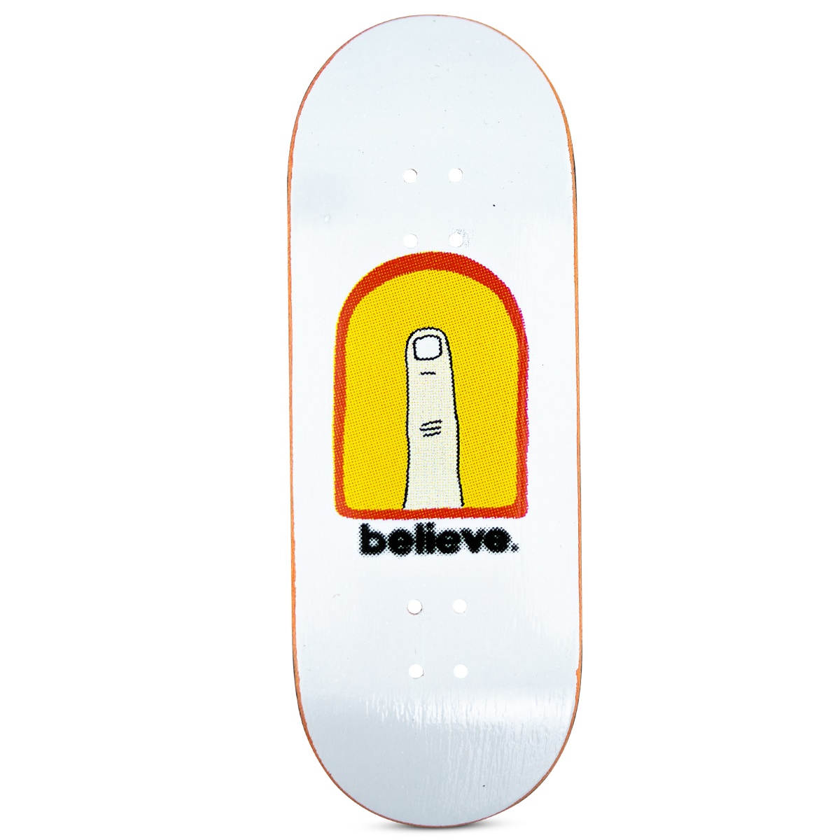 Five Luck Fingerboard Deck - Montie White