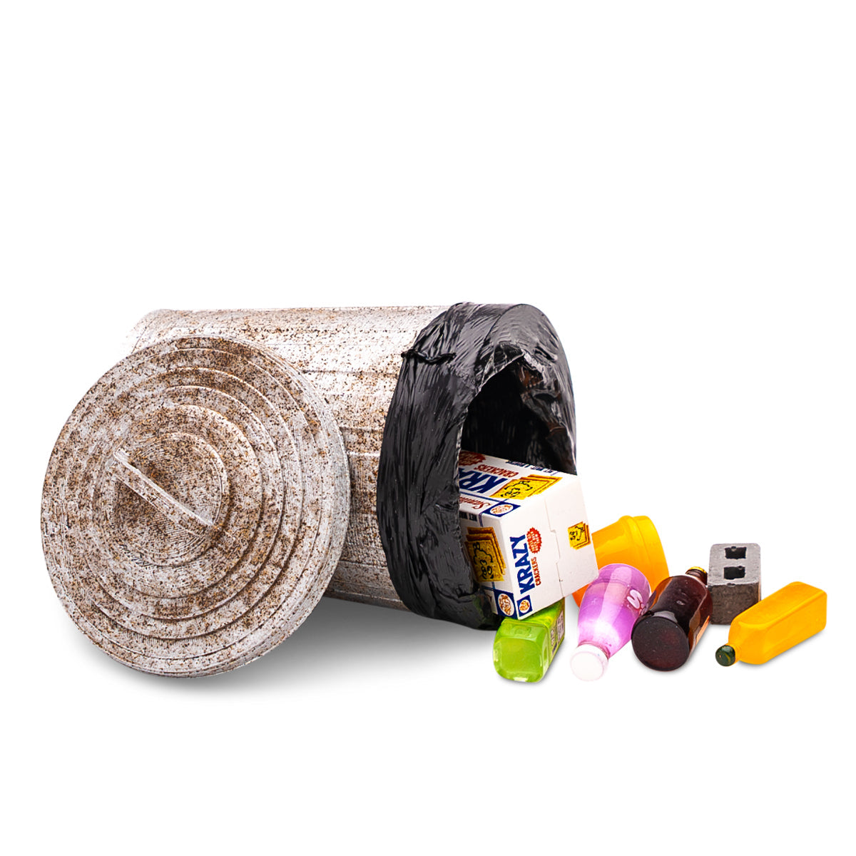 Trash Can Ramp FutureBoundPrints Fingerboard Ramp - Rusted Trash Can – The Vault ...