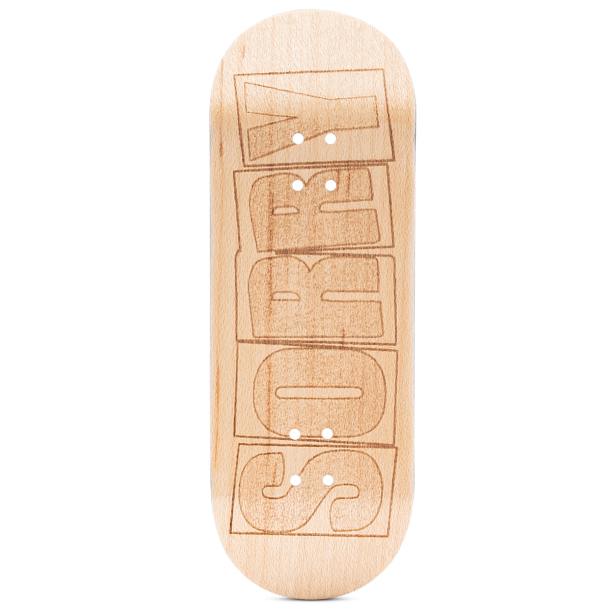 Sorry Fingerboard Deck - Wood Faker