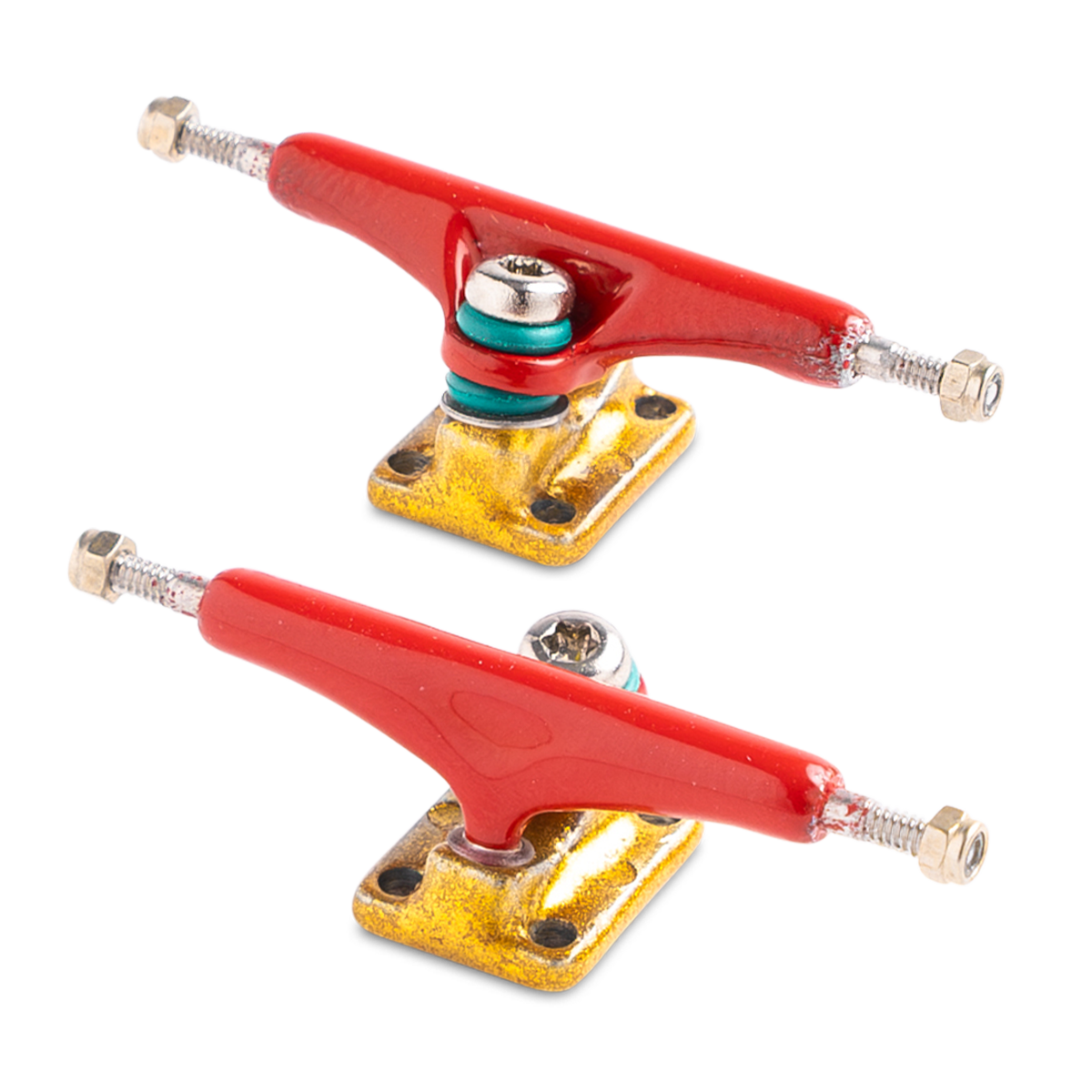 指スケ　 yellow wood トラック、ウィール Yellowood X4 Fingerboard Y-Trucks – The Vault Fingerboards