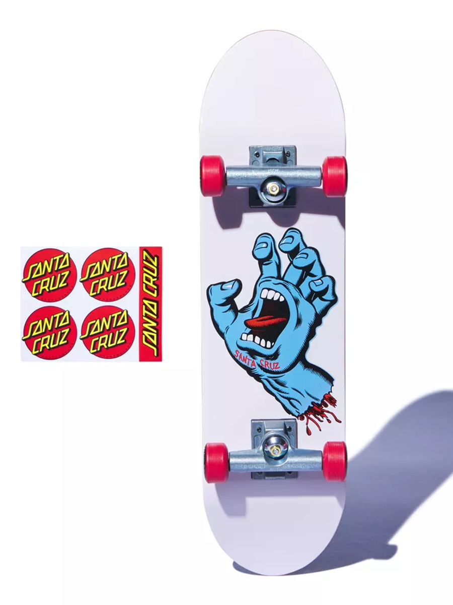 Handboard Top View Tech Deck Handboard Complete - Santa Cruz Screaming Hand – The Vault ...