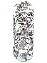 FlatFace Prototype Fingerboard Deck - Spirals Glow