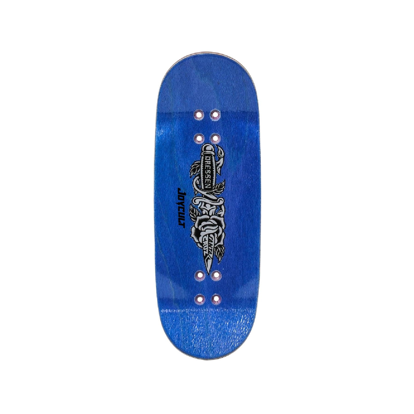 Joycult x Santa Cruz Fingerboard Deck - Dressen Rose Dagger