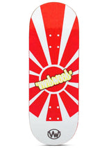 VividWood Fingerboard Deck - Green Sunrise