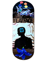 FlatFace x Cowply G15.12 Fingerboard Deck - Jay Collage