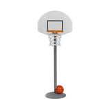 Silent Obstacles Fingerboard Ramp - Basketball and Hoop