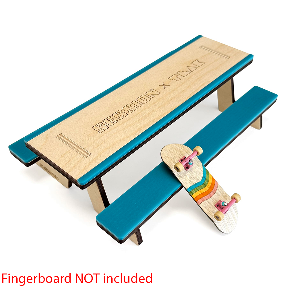 Teak Ramp Teak Tuning Fingerboard Ramp - Picnic Table w/ Acrylic Surface – The ...