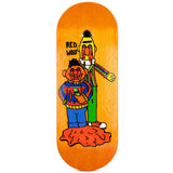 Red Wolf Fingerboard Deck - Bert and Ernie