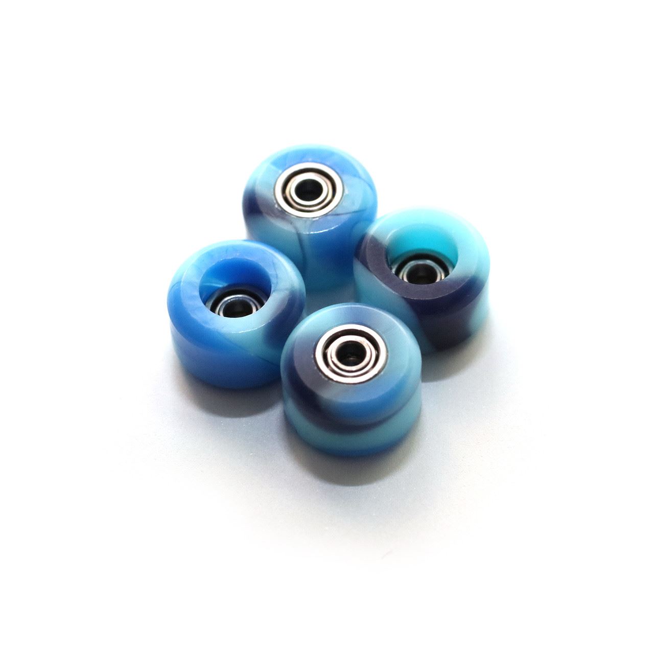 FlatFace Fingerboard G9 Dual Bearing Wheels - Swirl - Ocean
