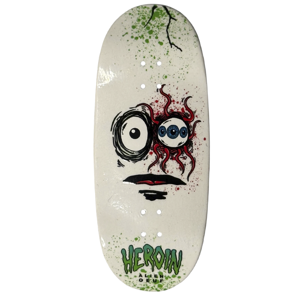 Maple Lab Fingerboard Deck - Space Egg 3
