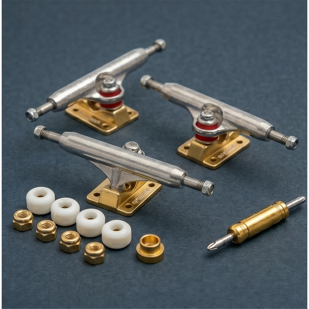 Dynamic Fingerboard Dual Bearing Trucks - 34mm