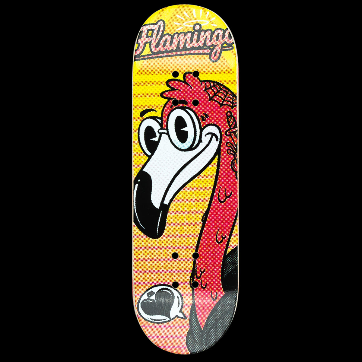 Chems Fingerboard Deck - Flamingo Ocho Pro Model