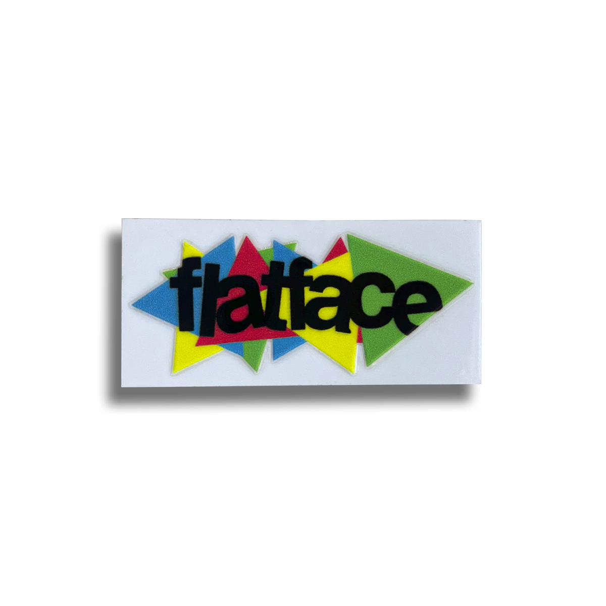 FlatFace Triangle Sticker