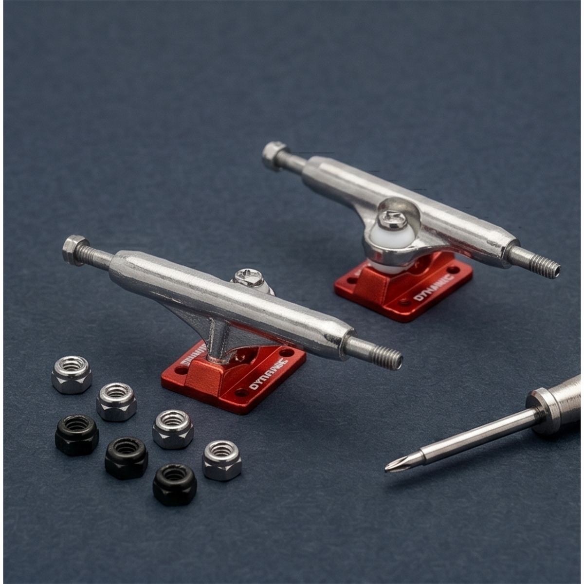 Dynamic Fingerboard Dual Bearing Trucks - 36mm