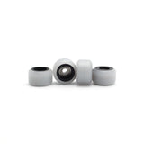 FlatFace Fingerboard Dual Durometer Bearing Wheels - White and Black