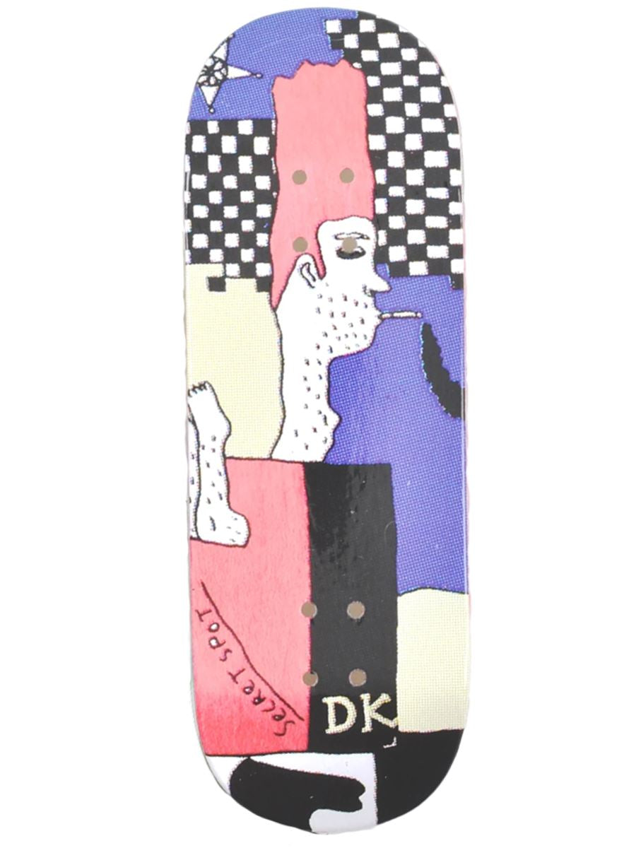 DK Real Wear Fingerboard Deck - Spot Check Pink
