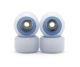 FlatFace Fingerboard Dual Durometer V2 Bearing Wheels - Blueberry and White