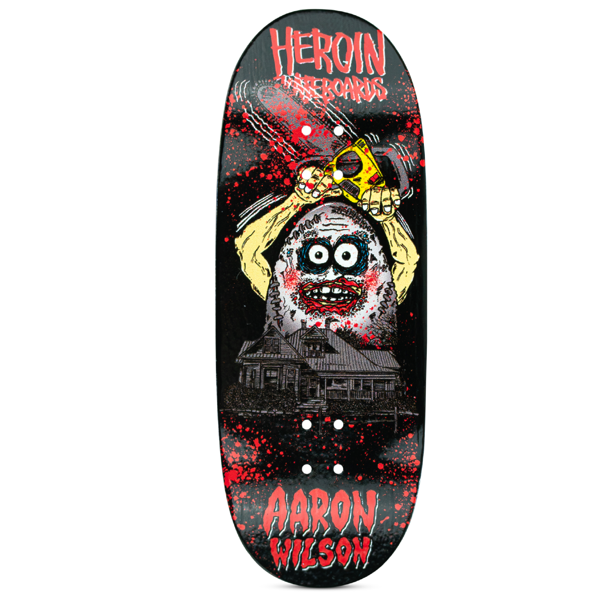 Maple Lab Fingerboard Deck - Teggxas Chainsaw – The Vault Fingerboards