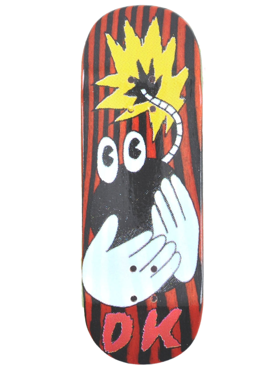 DK Real Wear Fingerboard Deck - Bomb Red