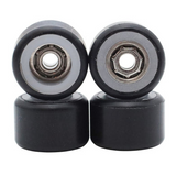 FlatFace Fingerboard Dual Durometer Bearing Wheels - White and Black