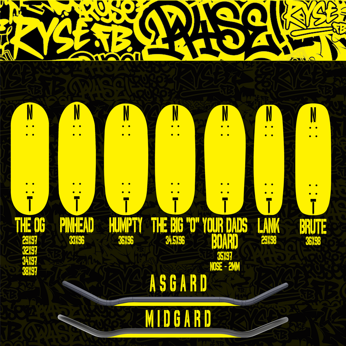 Ryse Fingerboard Deck - Marvel