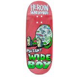 Chems x Heroin Skateboards Fingerboard Deck - Mutant Wide Boy
