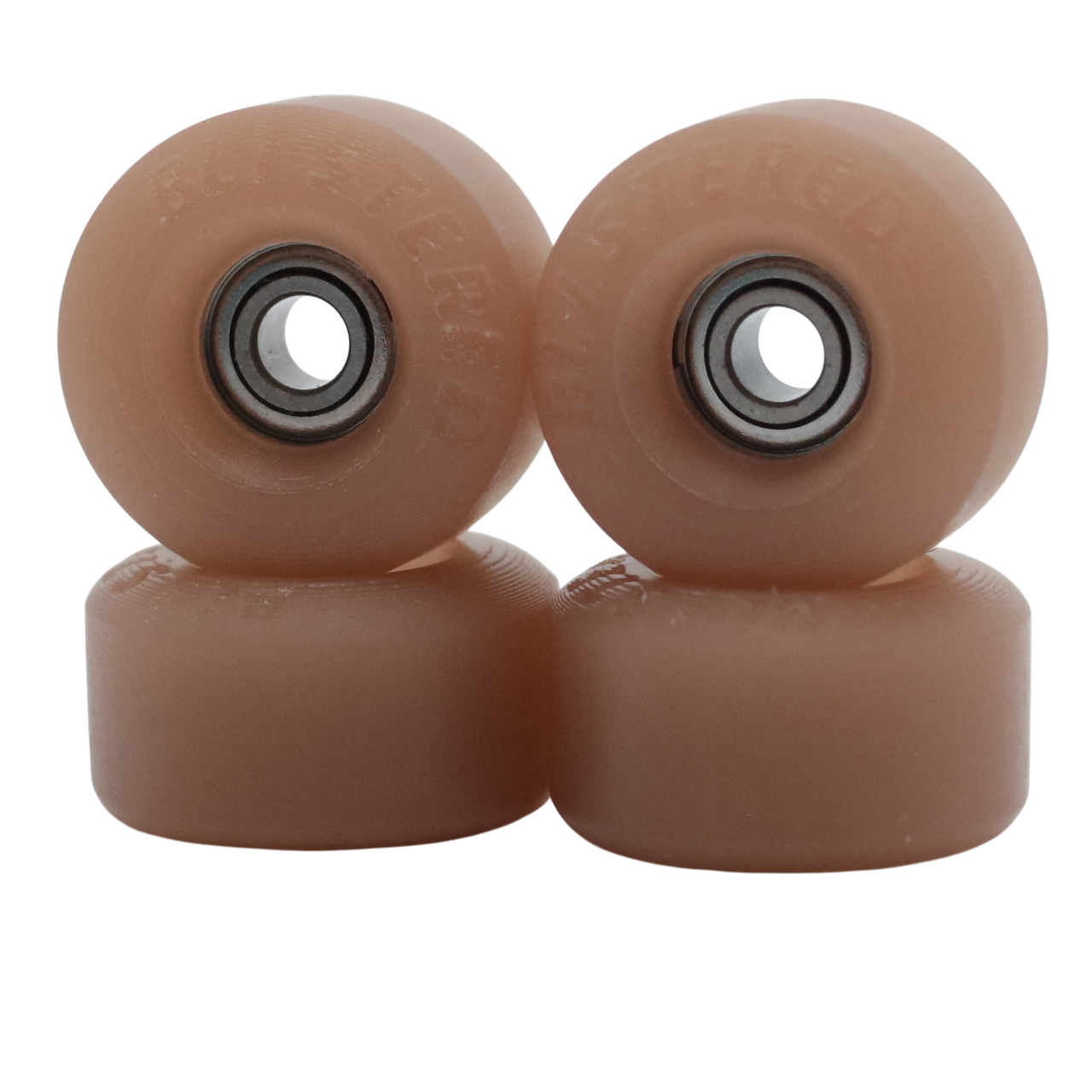 Blistered V5 Street Fingerboard Wheels - Medium Brown