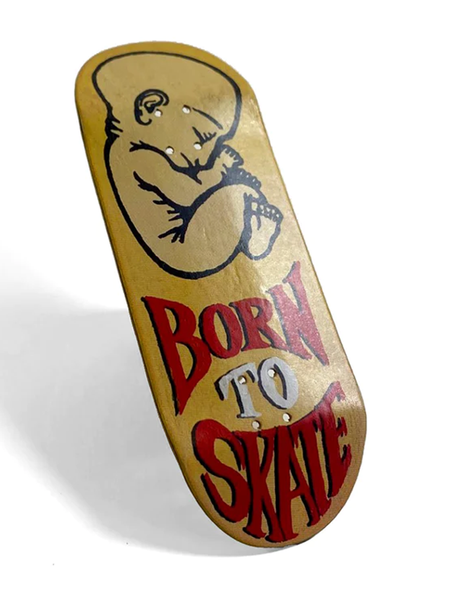 Yellowood Fingerboard Deck - Born to Skate II